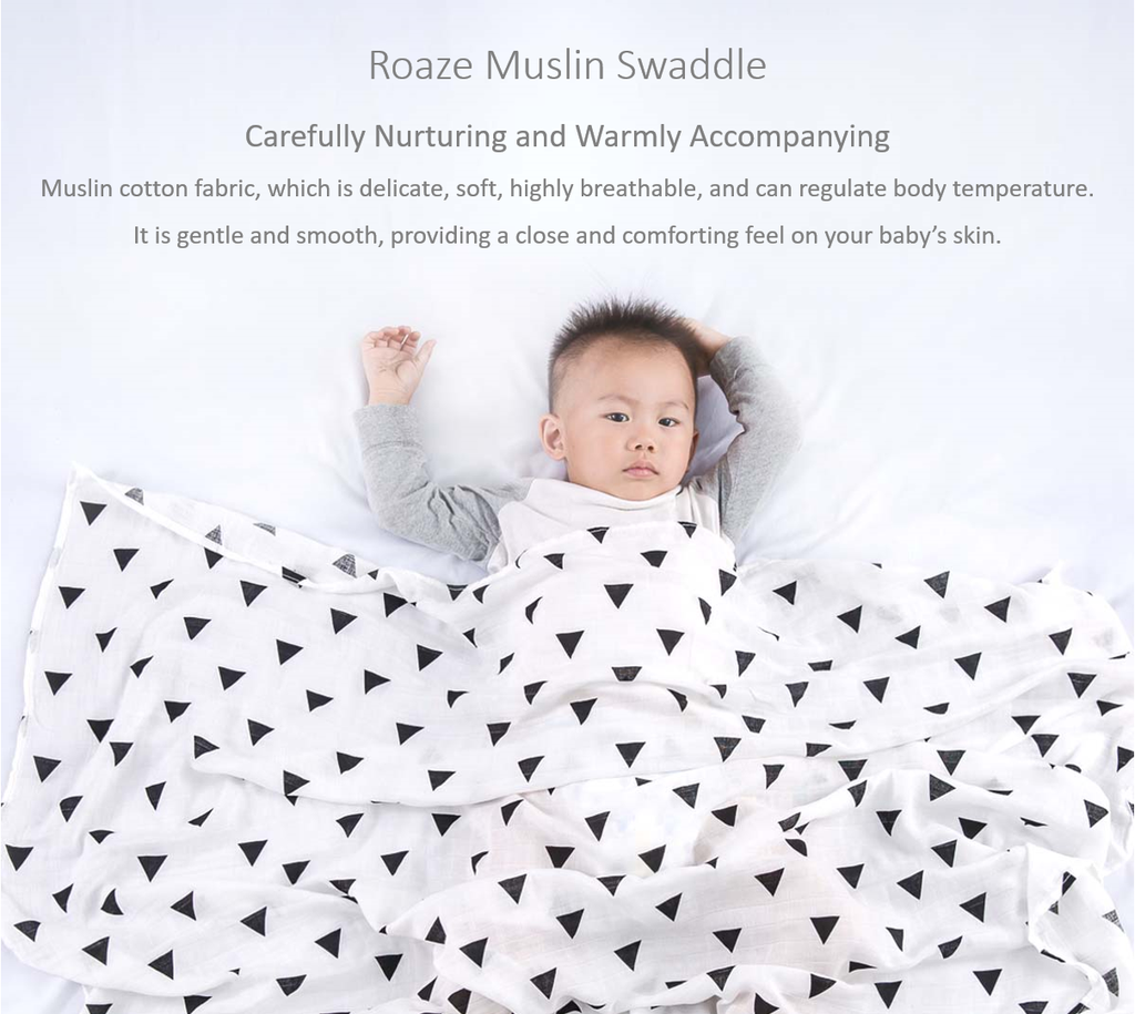 Roaze Muslin Swaddle - Magic Triangle