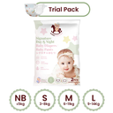 [Trial Pack] Iconic Babycare Signature Day & Night Baby Diaper Tape S/M/L (2pcs/pack)