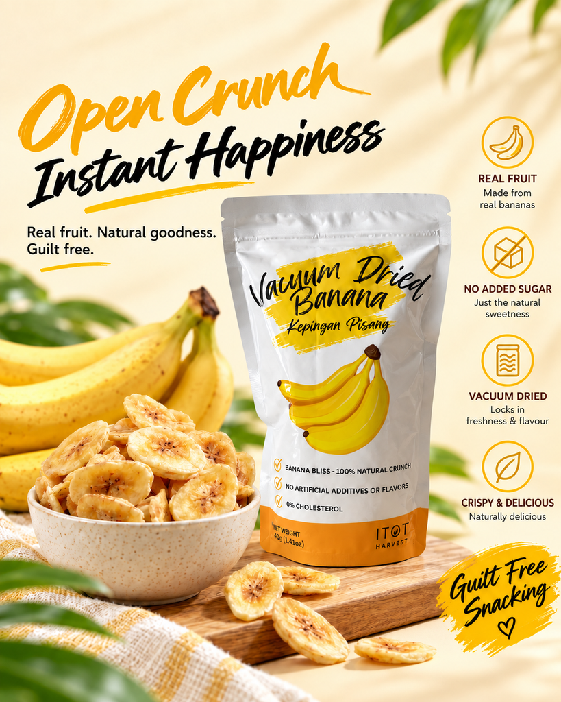 [ITHDDFBN] Vacuum Dried Banana Slices