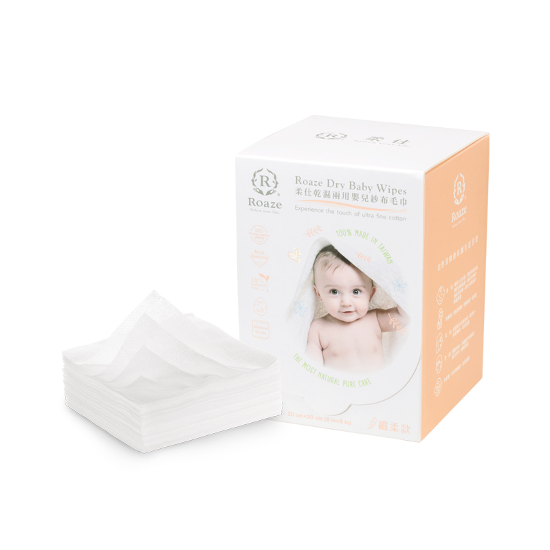 [4718000448628] Roaze Dry/Wet Dual-Use Baby Wipes 80 pcs (Tender-plain)