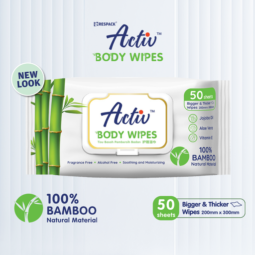 [WWACTIVBODY50S] Activ™ Adult Body Wet Wipes